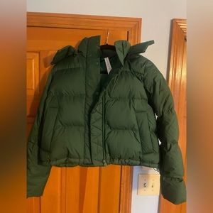 Lululemon wunder under cropped puff jacket